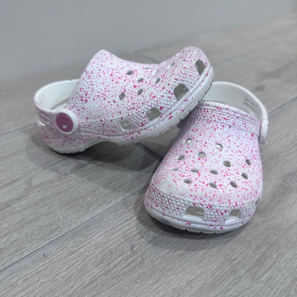 Crocs Classic Paint Splatter Clog for Toddler